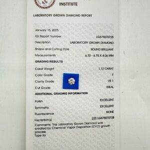 Laboratory Grown Diamond 1.12 Carat